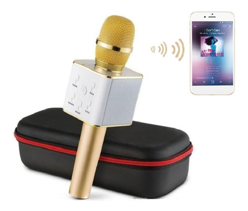 Micrófono Karaoke Parlante Bluetooth + Estuche **el Mejor**