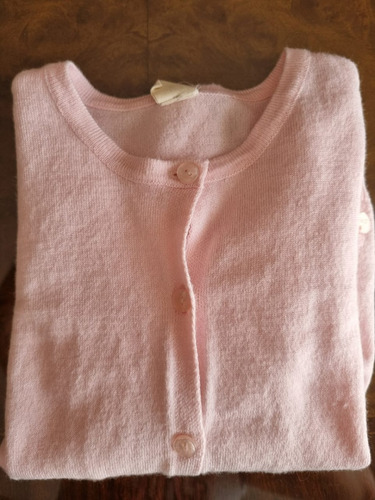 Cardigan Saco Para Niña Talle 4 Rosa Cheeky