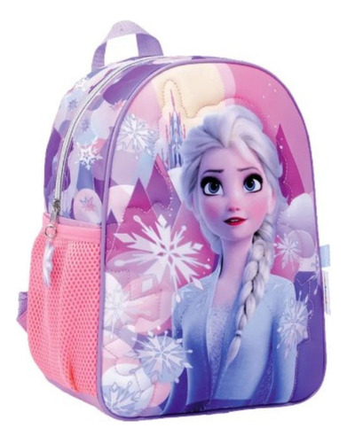 Mochila Disney Princesas Frozen Escolar Grande Wabro  12p