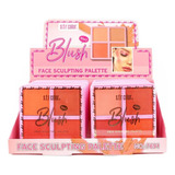 Media Docena De Paletas De Blush Rubor 4 Tonos En 1 Mayoreo 