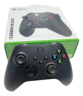 Controle Xbox Serie S/x Carbon Black Usado Estado De Novo