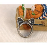 Anillo De Gato Anillo Con Orejas