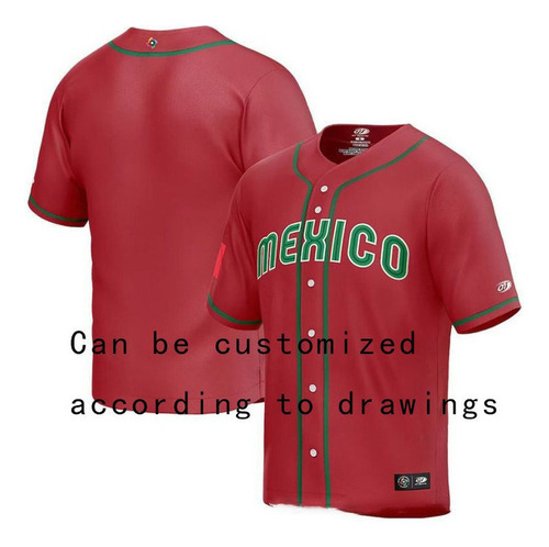 Camiseta Roja Del Clásico Mundial De Béisbol De México 2023