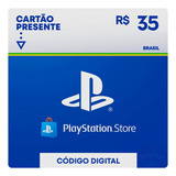 Psn Gift Card Playstation Ps4 E Ps5 Cartao R$ 35 Reais Br