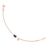 Pulsera Tous Motif De Plata Vermeil Rosa