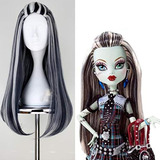 Kits De Cosplay Peluca Monster High Frankie Stein Sintética