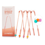 Yogateria Kit 3 Raspador Limpador De Língua Cobre Puro 100%