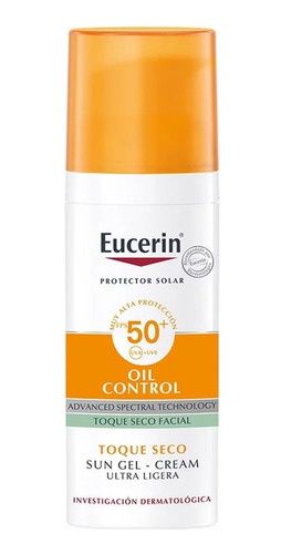 Eucerin Oil Control Fps 50 Toque Seco Facial 50ml