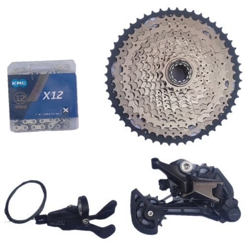 Grupo Shimano Deore M-6100 12v Corrente Kmc Cassete 11/52