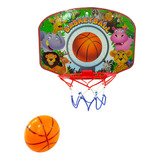 Juego Tablero Basket Y Pelota De Juguete Para Bebes Y Niños