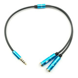 Cable Divisor De Audio Para Micrófono Y Audífonos 3.5mm