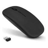 Mouse Sem Fio 1600dpi Bluetooth Rgb 2.4ghz Silencioso Macio