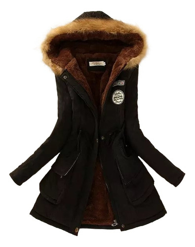 Chaqueta Acolchada Con Capucha, Ropa Informal Cálida La Nieve Pa