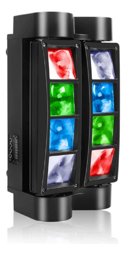 Cabeza Móvil Led 8x10w Rgbw Haz De Luz De Escenario Dj