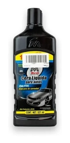 Cera Liquida Autos Marvil 521ml Varios Protección Brillo