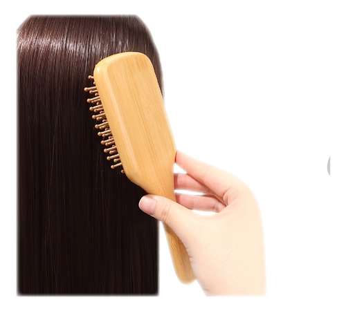 Cepillo Para El Cabello Bambú Hair Brush  