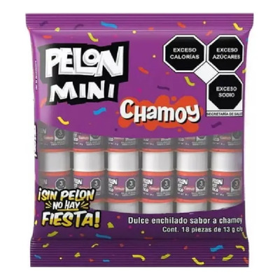 Mini Pelon Pelo Rico Chamoy 18 Pack 13g C\u002Fu Dulce Enchilado | MercadoLibre