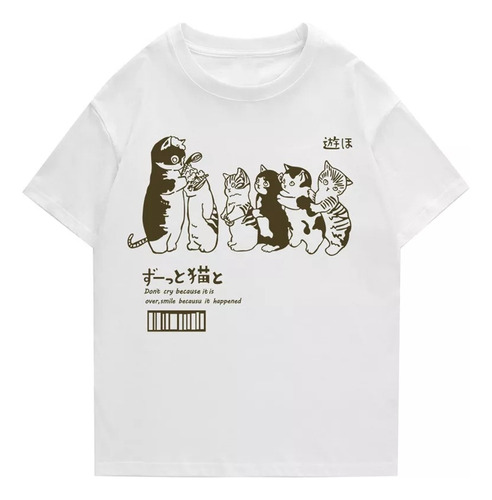 Playera Japonesa Oversize Kawaii Aesthetic