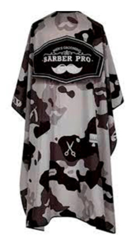 Capa De Corte Peinador Camuflado Barberia - Variedades