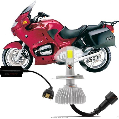 Lampada 6000k Super Led 2d Moto Bmw R1150 01 A 05 Alto H3