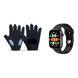 Guantes Gimnasio Gym Deporte + Reloj Inteligente T500 Plus