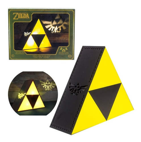 Luminaria Paladone Triforce Legend Of Zelda Light Oficial