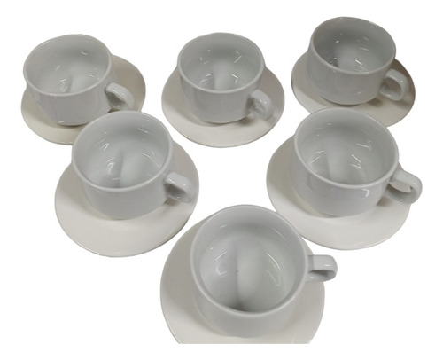 Juego De Tazas, 6 Platos 6 Tazas