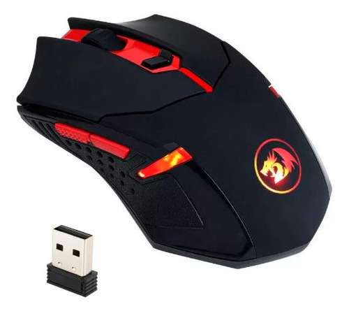 Kit Gamer Redragon M601wl Mouse Inalambrico  + Mousepad