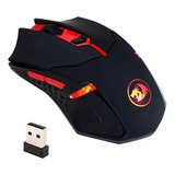 Kit Gamer Redragon M601wl Mouse Inalambrico  + Mousepad