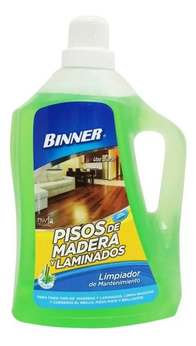 Limpiador Pisos De Madera Y Laminados Binner 1900ml