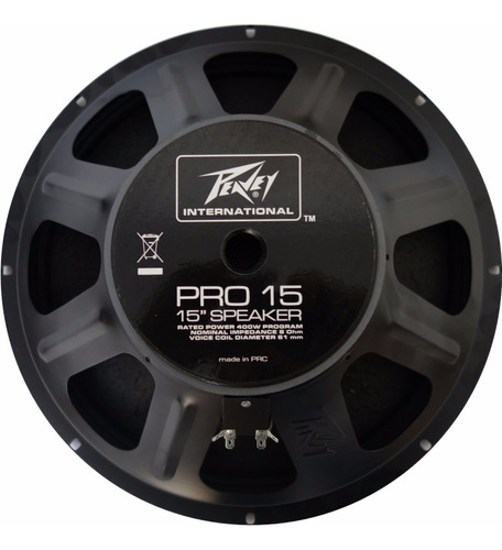 Woofer Peavey Pro 15 Pulgadas 800w Parlante Profesional C