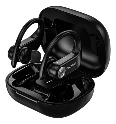 Auriculares Inalambricos Bluetooth Lenovo Lp7 Negro Deporte