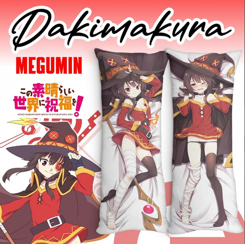 Dakimakura 150 X 50 Cm Megumin Anime Konosuba Con Relleno