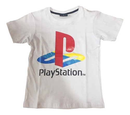 Remera Play Station Ps Gamer Niñx Algodon