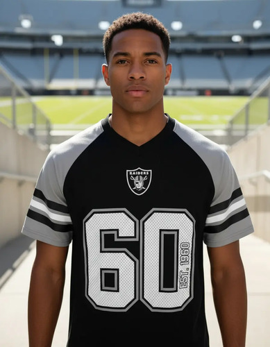 Playera Nfl Raiders Caballero Jersey Oficial | Meses sin interés