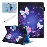 Fancity Funda Para iPad Mini 1,2,3,4,5 Mariposa Fantasia