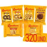 Bolacha Biscoito Indivudual Bauducco Todo Sabores 320 Saches