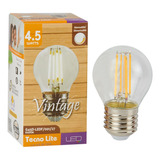 Foco Vintage Led Radon 4w 127v E27 Filamento 2700k Tecnolit