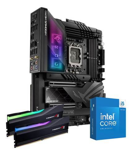 Kit I5 14600k Asus Rog Maximus Z790 64gb Ddr5 6400mhz Rgb