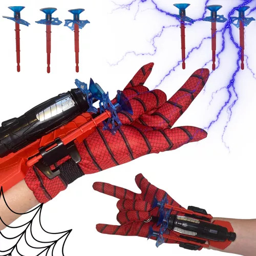 Guantes De Juguete Top Teia Para Hombre Con Forma De Araña,