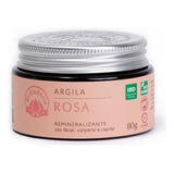 Argila Rosa, 80g, 100% Natural. Bioessência.
