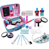 1 Kit De Maquillaje Infantil Para Niñas Set Real Lavable