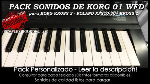 Sonidos De Korg 01 Wfd Para Korg Kross2 Y R Xps10 (samples)