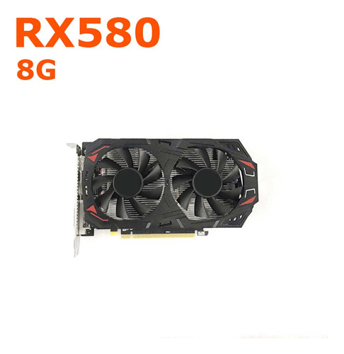 Rx580 8gb Para Computadora De Escritorio Amd, Tarjeta Gráfic