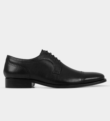 Zapato Formal Oxford Brantano Para Hombre En Piel Negro