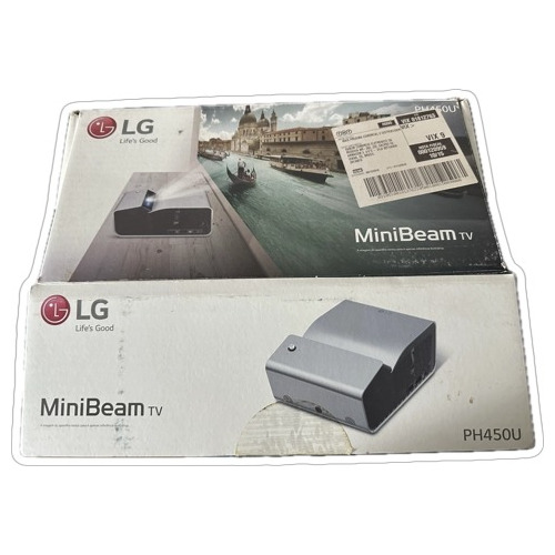 Projetor Mini LG Minibeam Ph450u 450lm Cinza 100v/240v