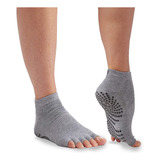 Gaiam Yoga Socks - Toeless Grippy Non Slip Sticky Grip Ac...