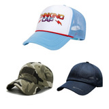 Gorras Trucker Unitalla Camuflaje 3 Piezas Con Destapador 