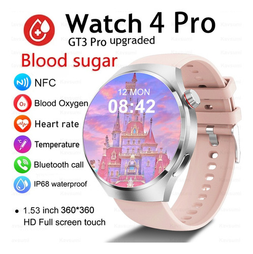 Para Huawei Smart Watch 4 Pro Glicose Monitoramento Relojes 