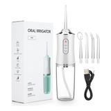 Irrigador Oral Usb De 240 Ml Limpieza De Dientes Portátil